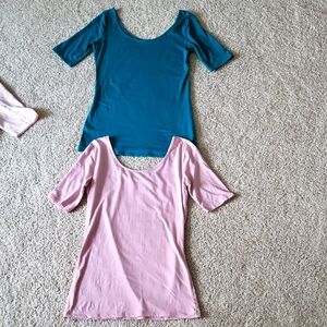 Teal And Pink Tops